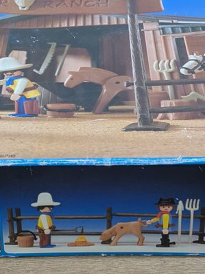 Playmobil Western 3768 Silver Ranch ранчо употребявано с кутия