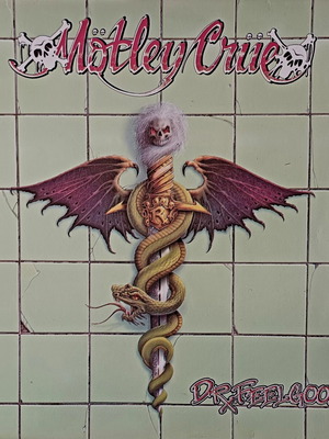Motley Crue Dr Feelgood LP μεταχειρισμένο, πρώτη έκδοση 1989, metal