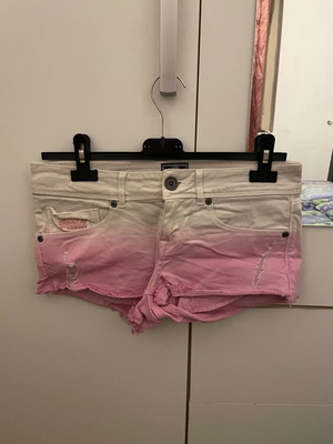 Superdry shorts like new, white and pink, size XS