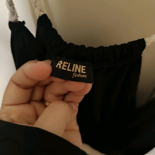 Reline skirt top set black like new one size