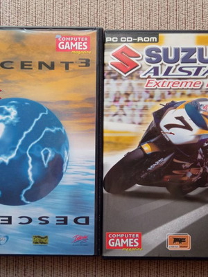 Computer games pack Descent 3 & Suzuki Alstare Extreme Racing new