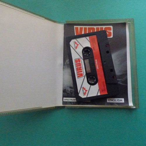 Virus cassette for ZX Spectrum 48K used
