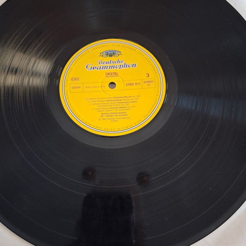Herbert von Karajan Strauss Vinyl Record Set used, classical