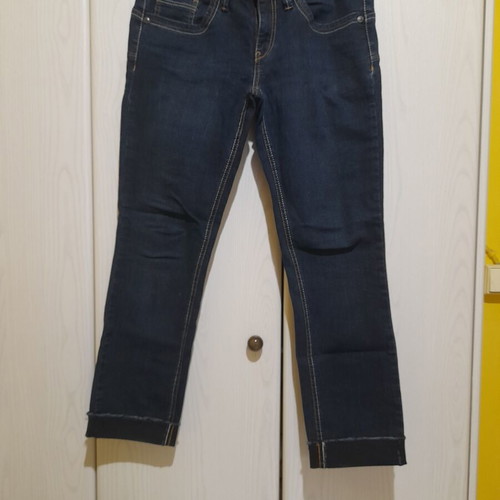 Esprit dark blue crop jeans size 34 like new