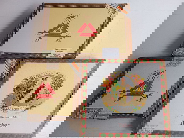 ΠΑΚΕΤΟ 3 ΚΕΝΑ ΞΥΛΙΝΑ ΚΟΥΤΙΑ ΠΟΥΡΩΝ ΚΟΥΒΑΣ CORONAS 2 MONTECRISTO No 4 & 1 LA ESDURA
