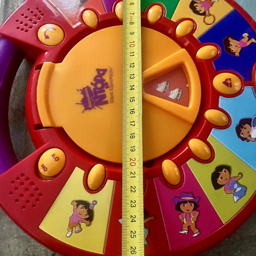 AS Dora the Explorer electronic activity game with plush toy, vintage 2008