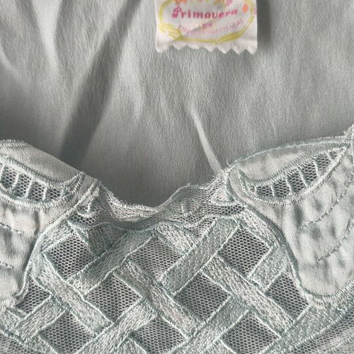 Vintage Primavera pajama set turquoise satin like new