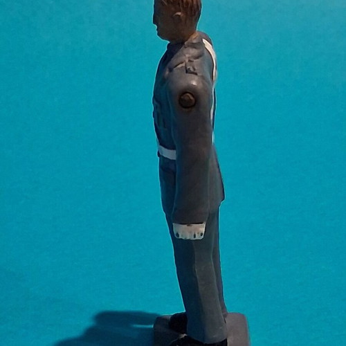 Traffic police soldier figure used, 60s-70s decade, PAL