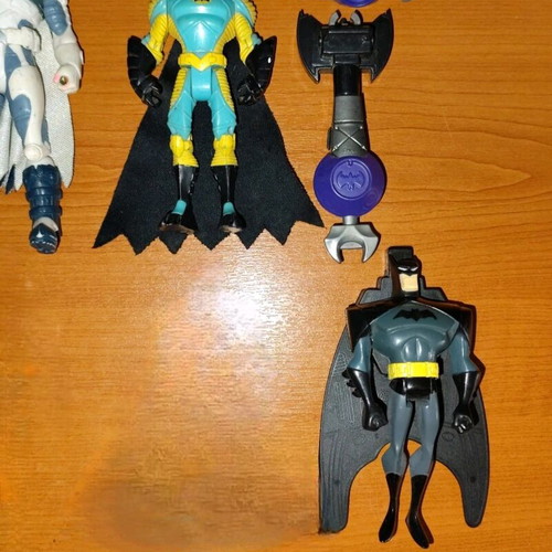 Batman figures set of 4 used, comic and movie versions