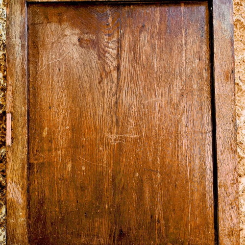 Antique wooden handmade carved wall art used, Hunting Trophy