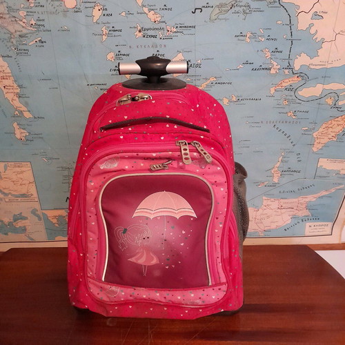 Polo school bag used for girls with wheels