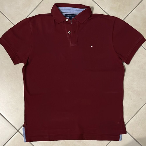Tommy Hilfiger Men’s Polo Shirt burgundy, size S, like new