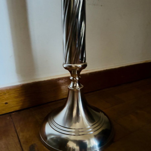 Floor Candle Holder with Glass Hurricane Cover new