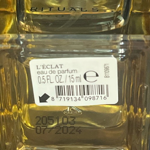 Rituals Mini Eau de Parfum 15ml like new, Roi d’Orient and L’Éclat