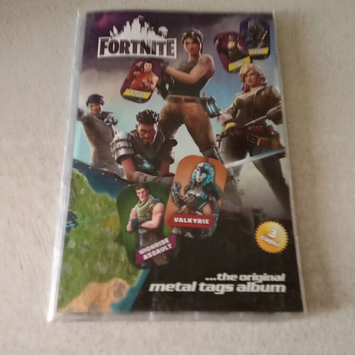 Fortnite metal tags set 195 pieces like new
