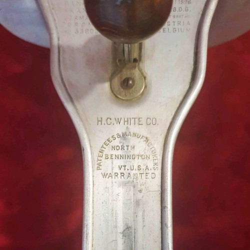 Stereoscope collectible used 1902 H. C. White Co. functional