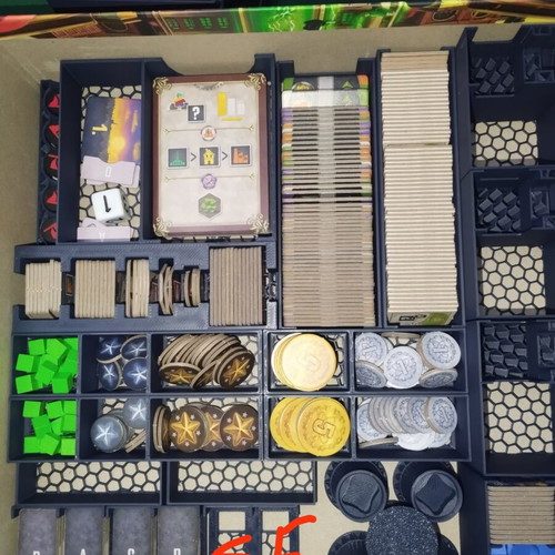 Nucleum 3D printed insert for board game custom orders