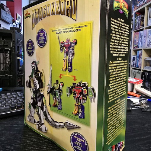 Mighty Morphin Power Rangers Legacy Dragonzord like new, complete in box