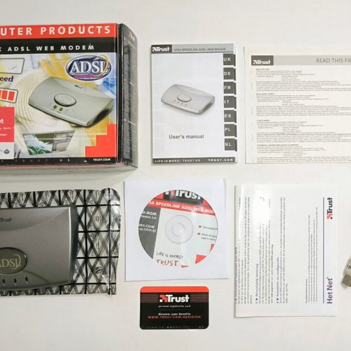 Trust 235A Speedlink ADSL Web Modem new