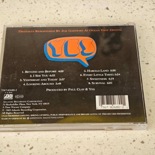 Yes CD, rock