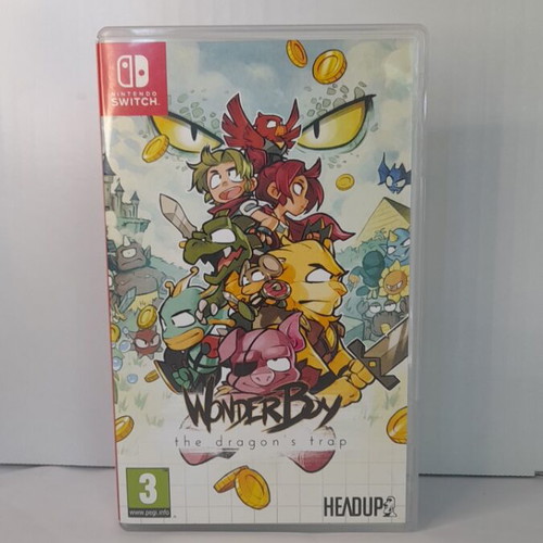 WonderBoy The Dragon's Trap Switch like new, English version, complete