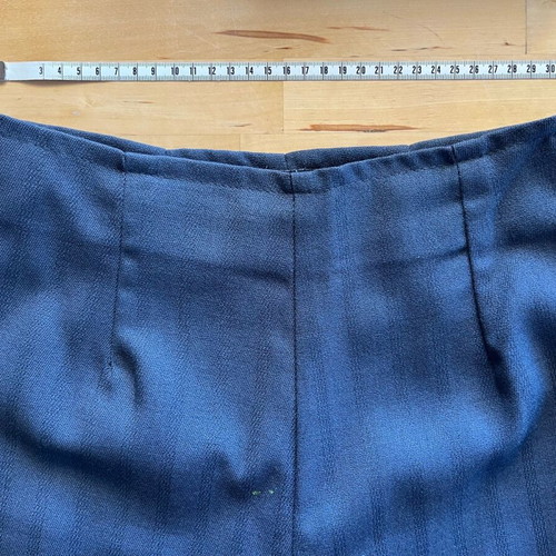 High-waisted gray pants XXS used with zipper
