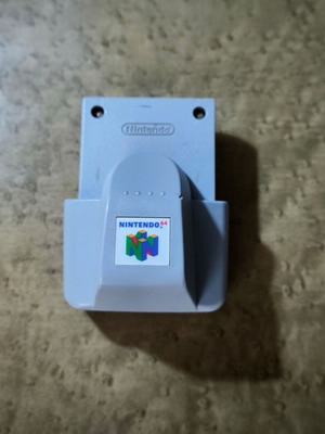 Nintendo 64 Rumble Pak used accessory with haptic feedback