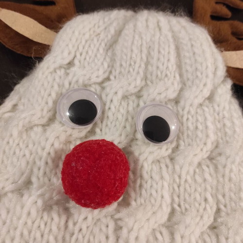 Christmas reindeer hat like new