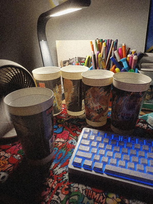 McDonald's collectible cups 1992, set of 5, like new