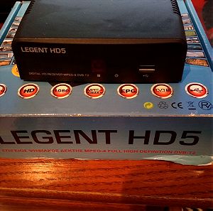 Legent HD5 Επίγειος Ψηφιακός Δέκτης MPEG-4 Full HD PVR