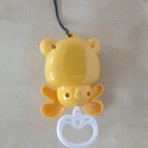 Musical baby toy bear used, 12cm with pull string mechanism
