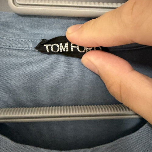 Tom Ford men's blue T-shirt, L