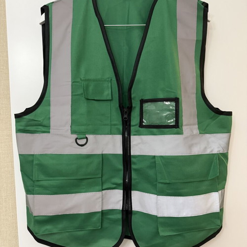 Reflective Safety Vest XL with Pockets new, blue