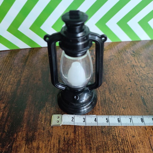 Miniature lantern like new with battery and switch
