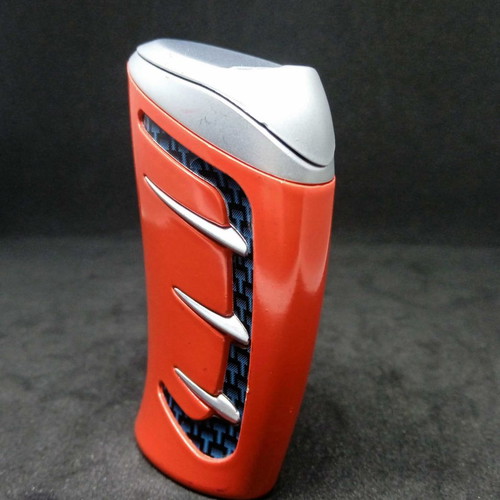 Marlboro pack used with metal cigarette case and lighter holder