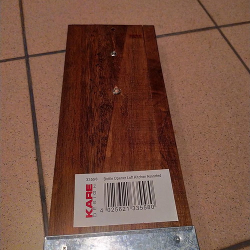 Bottle opener new, wall-mounted with cap catcher