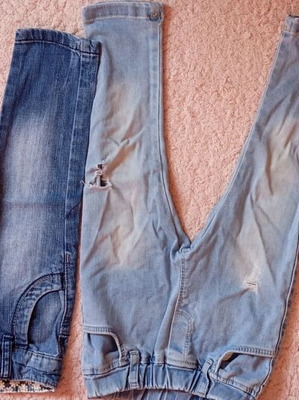 Two girls' jeans, very good condition