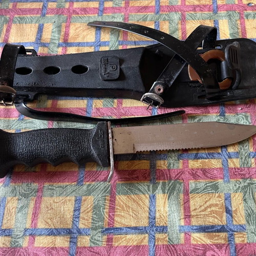 Scuba diving knife Japanese used