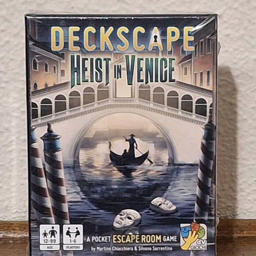 Deckscape Heist in Venice new escape room card game English edition