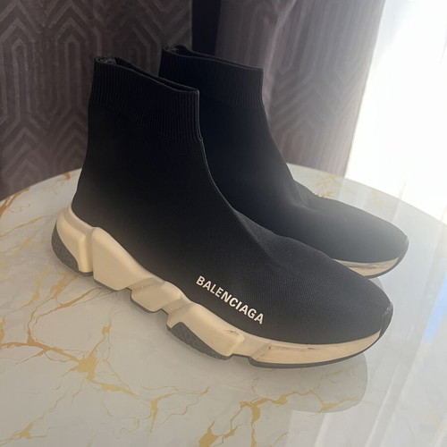 Balenciaga sneakers used, black, size 38