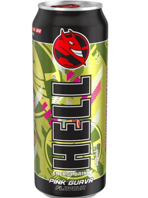 Hell Pink Guava Energy Drink 500ml new