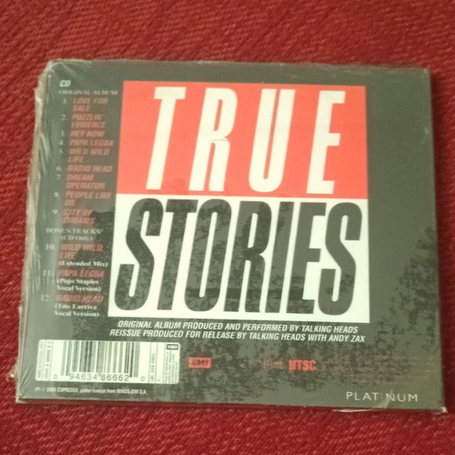 Talking Heads True Stories CD album new, digipack