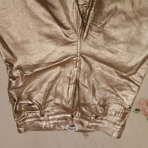 Gold Pull & Bear pants like new, five-pocket skinny fit