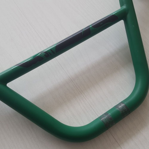 BMX handlebar Animal used, matte green