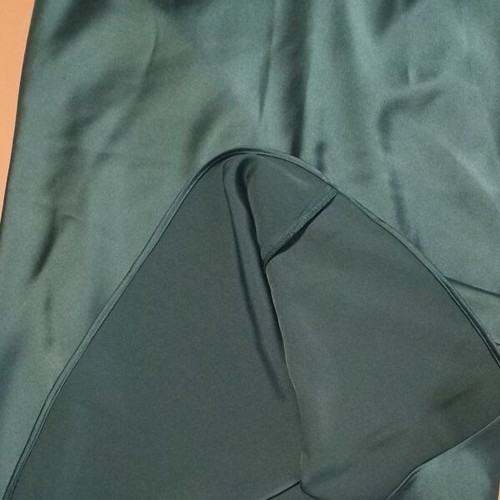 Satin skirt Zara like new, blue, size large