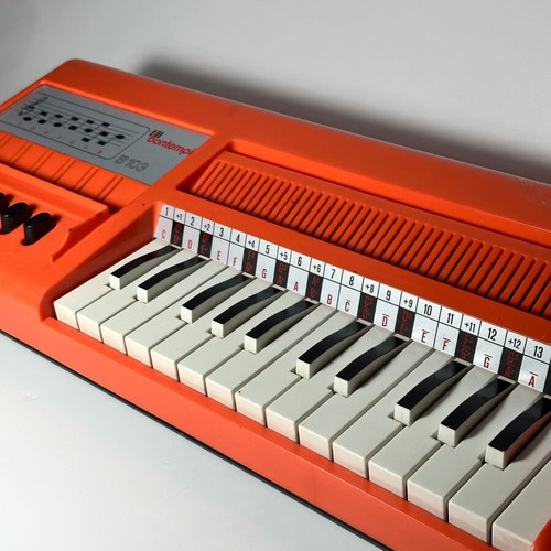 Vintage Bontempi B103 electric organ used, retro Italian design