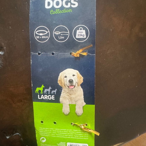 Dog leash 120cm new, max 35kg