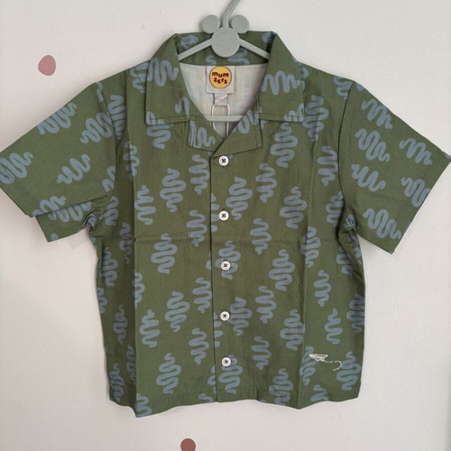Cotton kids set new, white and green