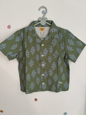 Cotton kids set new, white and green