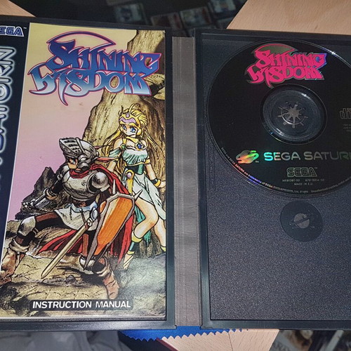 Shinning Wisdom Sega Saturn PAL used JRPG adventure game